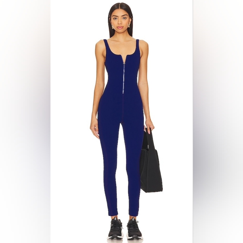NWT- GIGI C merit jumpsuit in royal blue Sz M